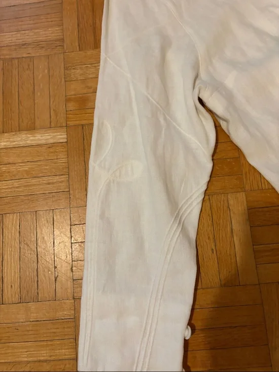 White Button-Front Linen top - Picture 10 of 16